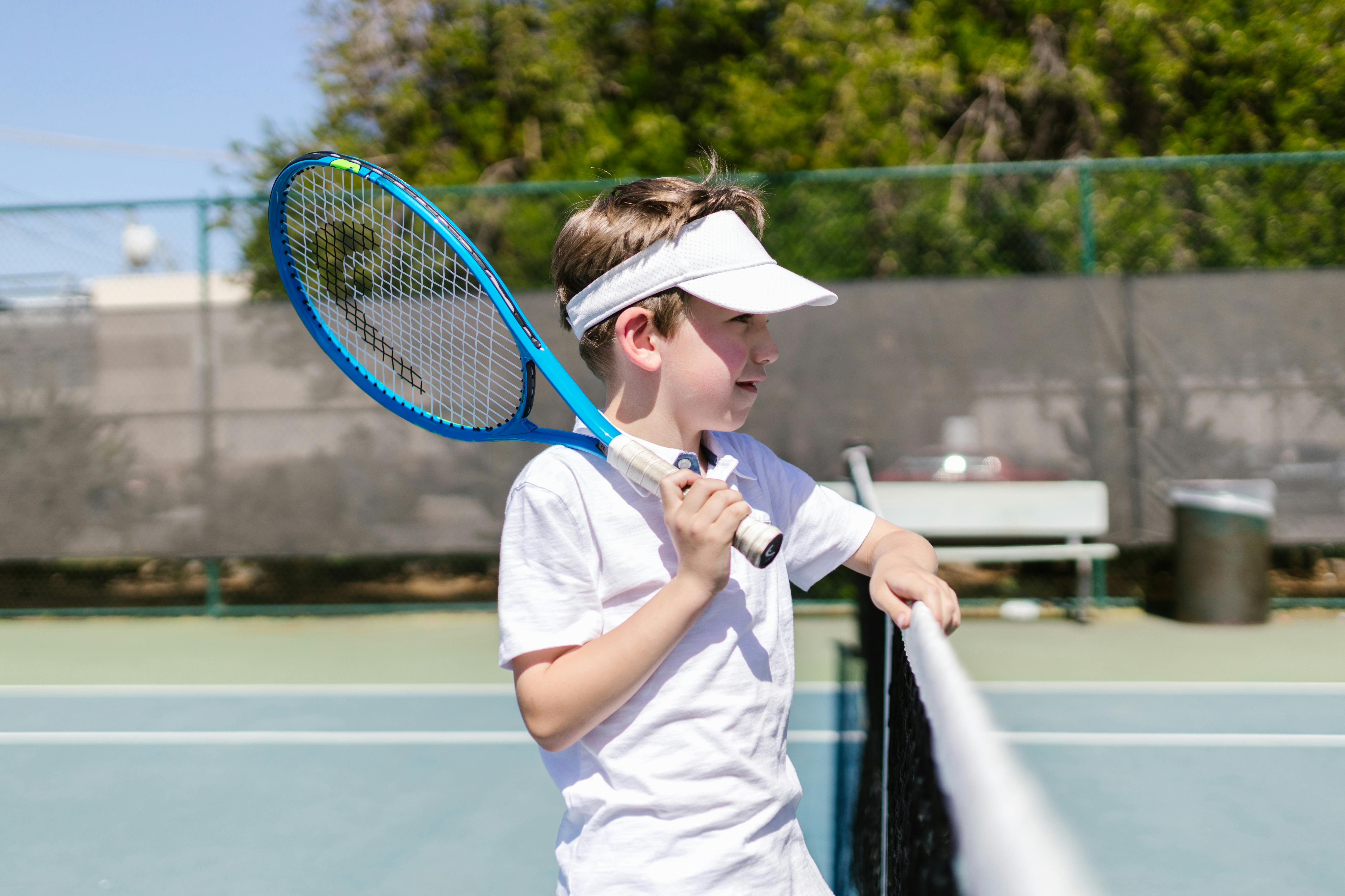 Kinder beim Tennistraining